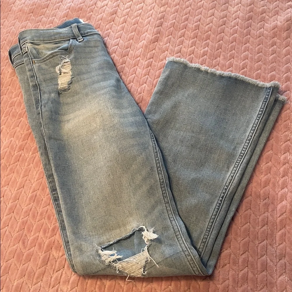 Abercrombie and Fitch girls flare jeans - size 13/14
